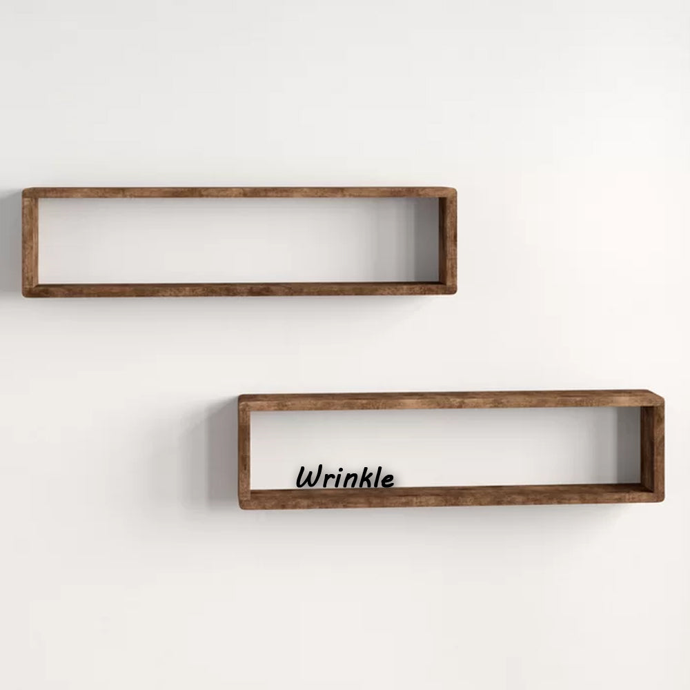 Solid Sheesham Wood Floating Shelf (Set of 2) - Furnishiaa -  -